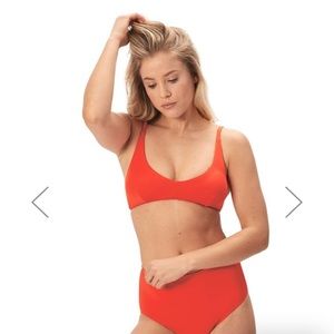 Andie Swim Poppy Valencia Bikini Swim Top XXXL